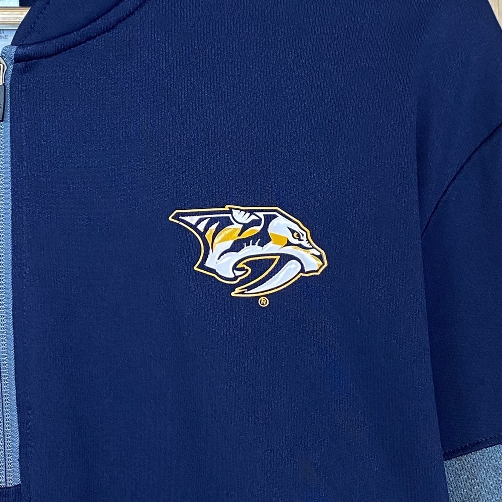 NHL Official Nashville Predators Men’s Pullover Jacket XL - Picture 5 of 9